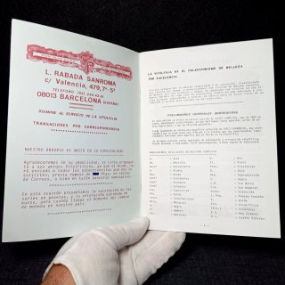 Lote: Catálogos Lotería y Vitolas (raro, Rabadà)