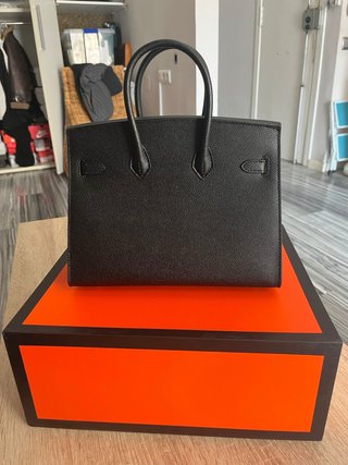 Borsa Birkin 25 Nero Hermes