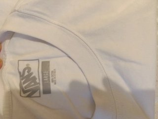 Camiseta Vans Blanca Talla M