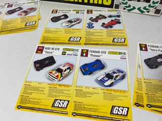 Lote 14 Fichas Coleccionables GSR Coches Slot