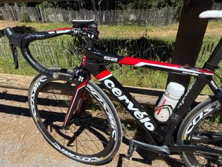 Bicicleta carretera Cervelo Carbono Mavic
