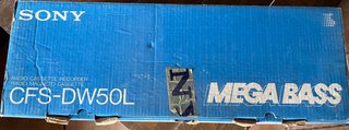 Caja Radio Cassette Sony CFS-DW50L Mega Bass