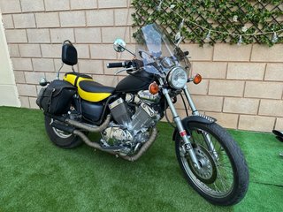 Yamaha Virago XV 535 Custom Negra y Amarilla