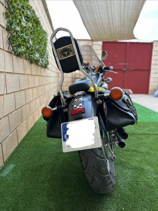 Yamaha Virago XV 535 Custom Negra y Amarilla