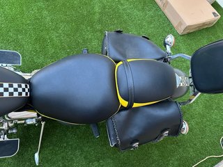 Yamaha Virago XV 535 Custom Negra y Amarilla