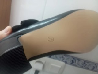 Zapatos de baile negros con lazo