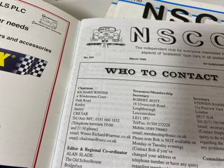 NATIONAL SCALEXTRIC COLLECTORS CLUB 1999