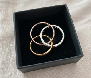 Anillo Tricolor Pippa & Jean de Tres Aros Entrelaz
