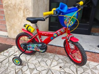 Bicicleta Mickey Mouse 14 pulgadas. No negociables