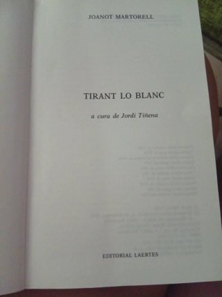 Tirant lo Blanc