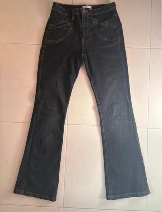 Pantalón NAELLE tiro bajo negro
