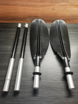 Pagaia da kayak 220 cm smontabile in 4 parti