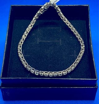 Pulsera Riviere Plata Circonita Talla Brillante