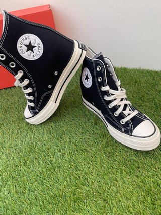 Converse Chuck 70 Wedge Hi Negras