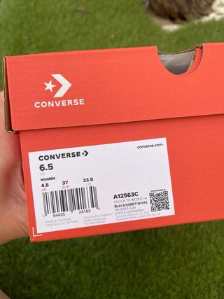Converse Chuck 70 Wedge Hi Negras