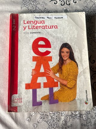 Lengua y literatura, 2 ESO