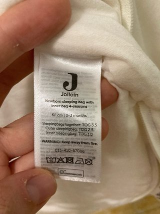 Saco bebé Jollein estampado floral 0-3 meses