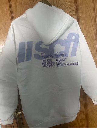 Sudadera Scuffers Blanca