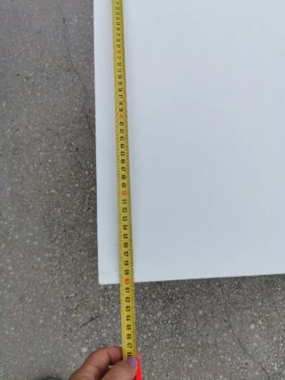 Mesa de centro blanca de madera