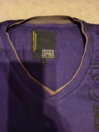 Camiseta Jack & Jones Morada Talla L