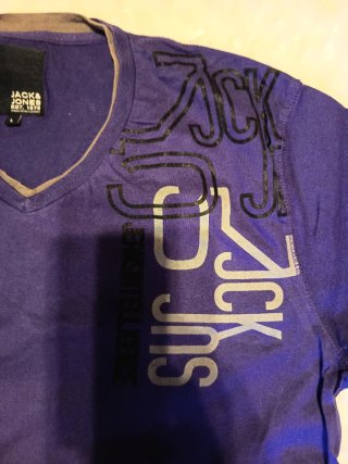 Camiseta Jack & Jones Morada Talla L