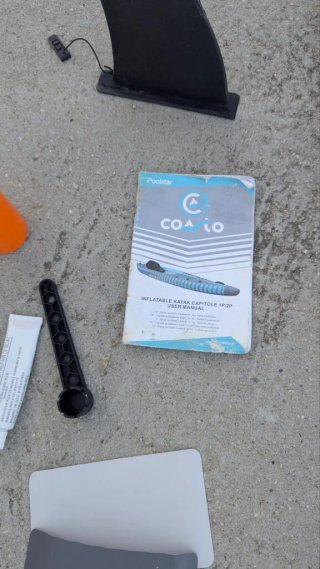 Kayak hinchable Coasto Capitole 2P completo USADO