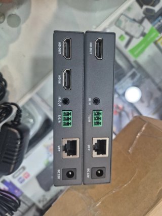 Extensor HDMI KVM por IP HD Transmisor + Receptor