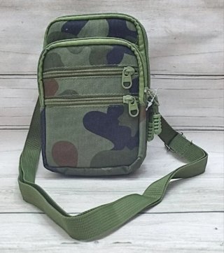 OFERTA. RIÑONERA / BOLSO CAMUFLAJE VERDE. TÁCTICO