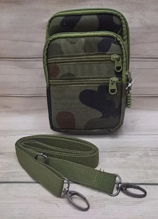 OFERTA. RIÑONERA / BOLSO CAMUFLAJE VERDE. TÁCTICO