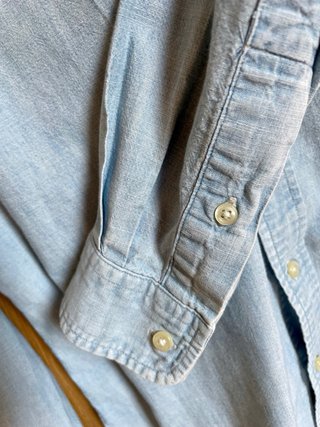 Camisa Polo Ralph Lauren vaquera azul claro