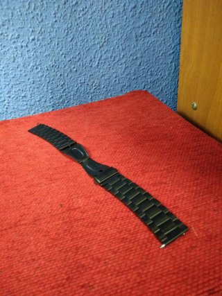 Correa de reloj negra