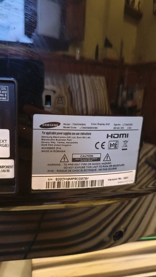 TV Samsung 24” T24D390EW HDMI VGA