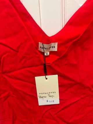Blusa Pepa Loves roja talla S