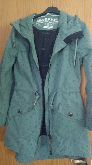 Chaqueta Parka Alife & Kickin CharlotteAK Verde Ta