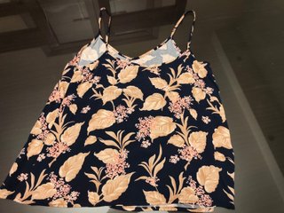 Blusa Mango Talla S Estampado Floral