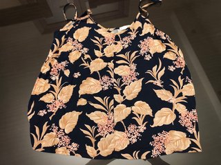 Blusa Mango Talla S Estampado Floral