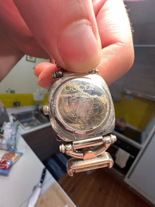Orologio GUCCI in argento e quarzo
