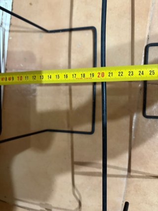 Soporte para macetas metálico negro