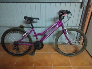 Bicicleta niña morada 24 pulgadas Mitical Katana