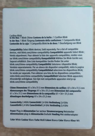 Blink Videotimbre a pilas 2K+  y Campanilla