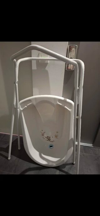 Bañera para bebé blanca