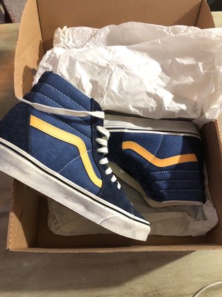 Zapatillas Vans Sk8-Hi Azul y Amarillo
