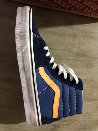 Zapatillas Vans Sk8-Hi Azul y Amarillo