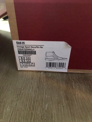 Zapatillas Vans Sk8-Hi Azul y Amarillo
