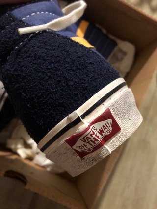 Zapatillas Vans Sk8-Hi Azul y Amarillo