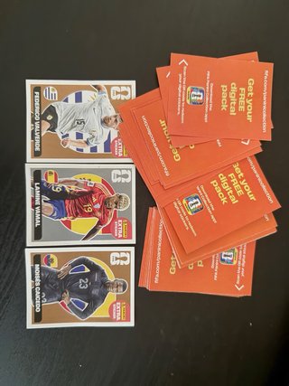 Lote 3 Cromos Extra FIFA Panini