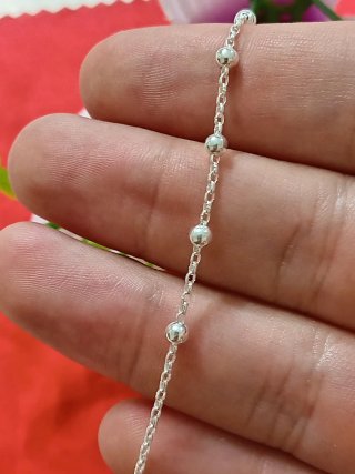 Pulsera Rosario Virgen Milagrosa Plata De Ley 925