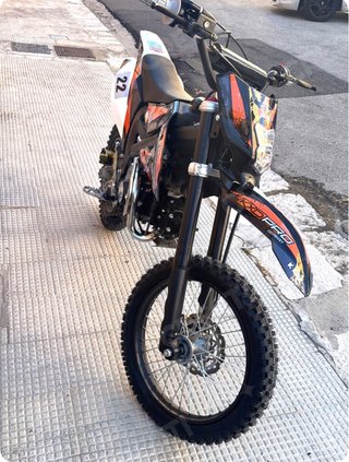 Pit Bike KXD PRO Motocross Nero/Arancio