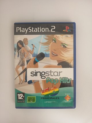 SingStar: 2 micrófonos + adaptador + 2 juegos PS2