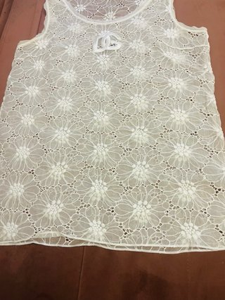 Camiseta Dolce & Gabbana encaje floral M